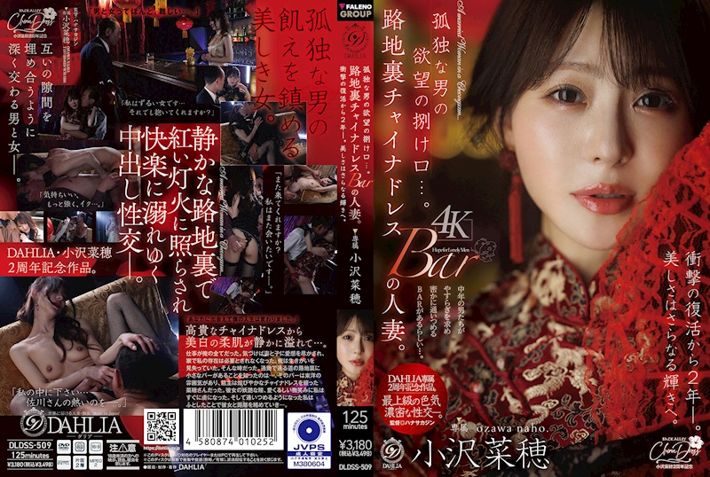 孤獨男人的慾望發洩口…。後巷旗袍BAR的人妻。從震撼復出後的2年—。美麗更加耀眼。小沢菜穂
